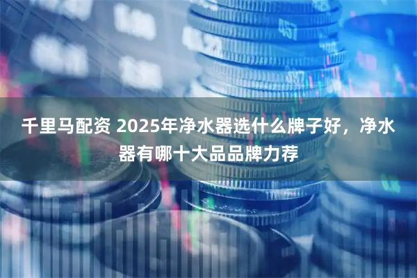 千里马配资 2025年净水器选什么牌子好，净水器有哪十大品品牌力荐